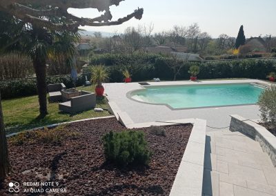 Rénovation complète d’une piscine et terrasse